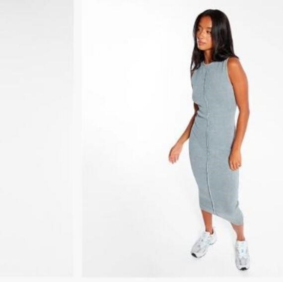 Missguided Seam Front Midaxi Dress  US 8 - Picture 5 of 9